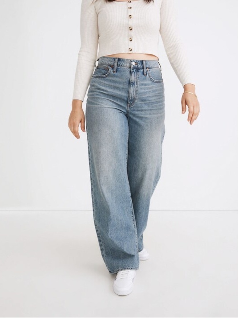 Madewell Superwide-Leg Jeans High Rise Size: 29